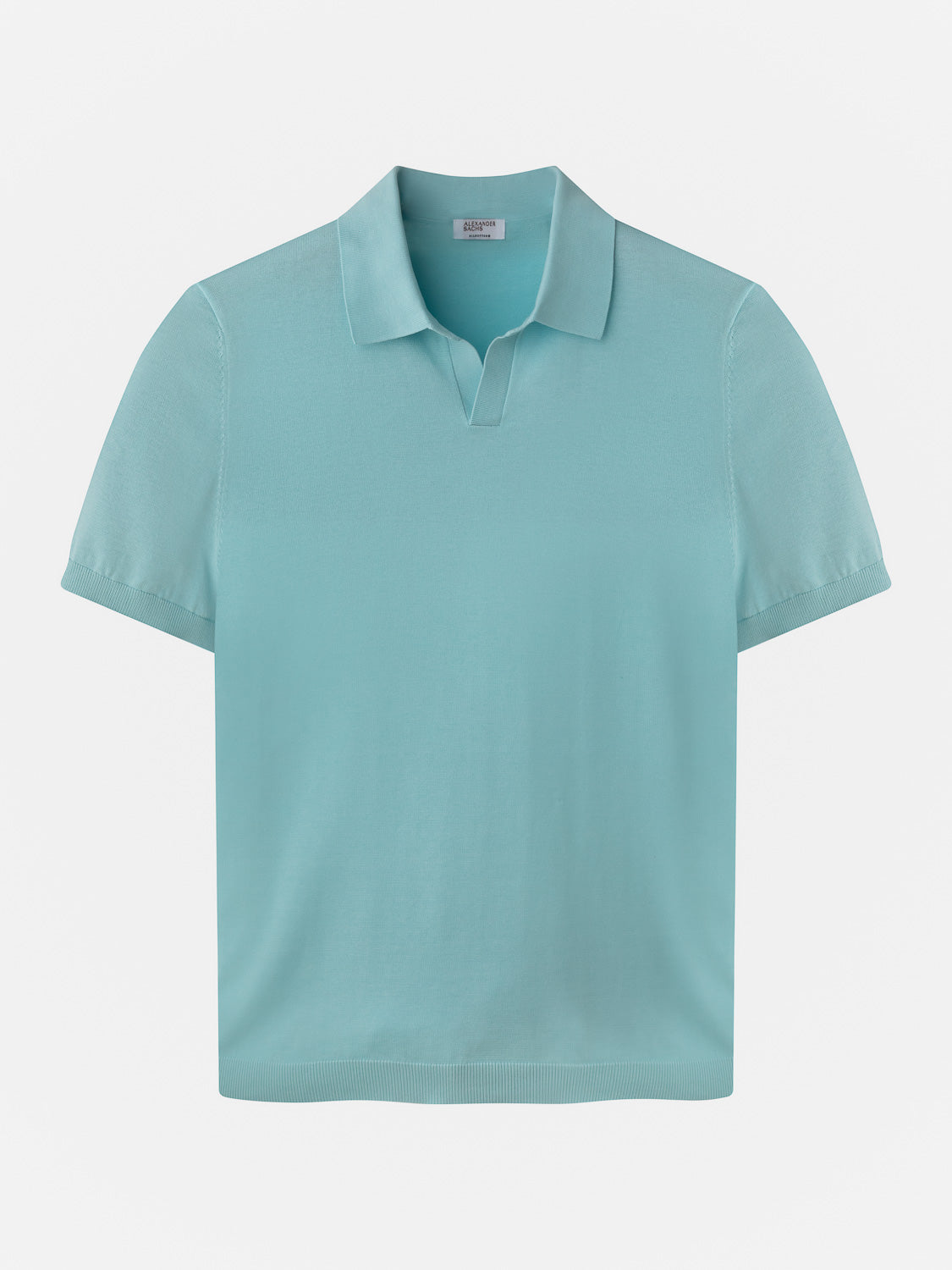 Buttonless Polo - Turquoise