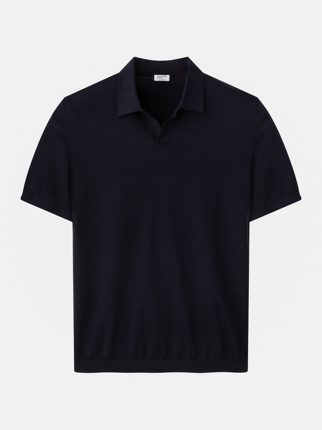 Buttonless Polo - Navy