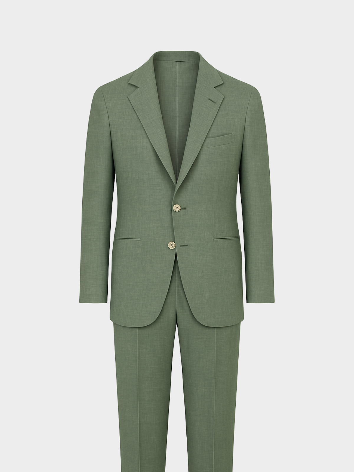 Suit Linen Blend - Sage Green