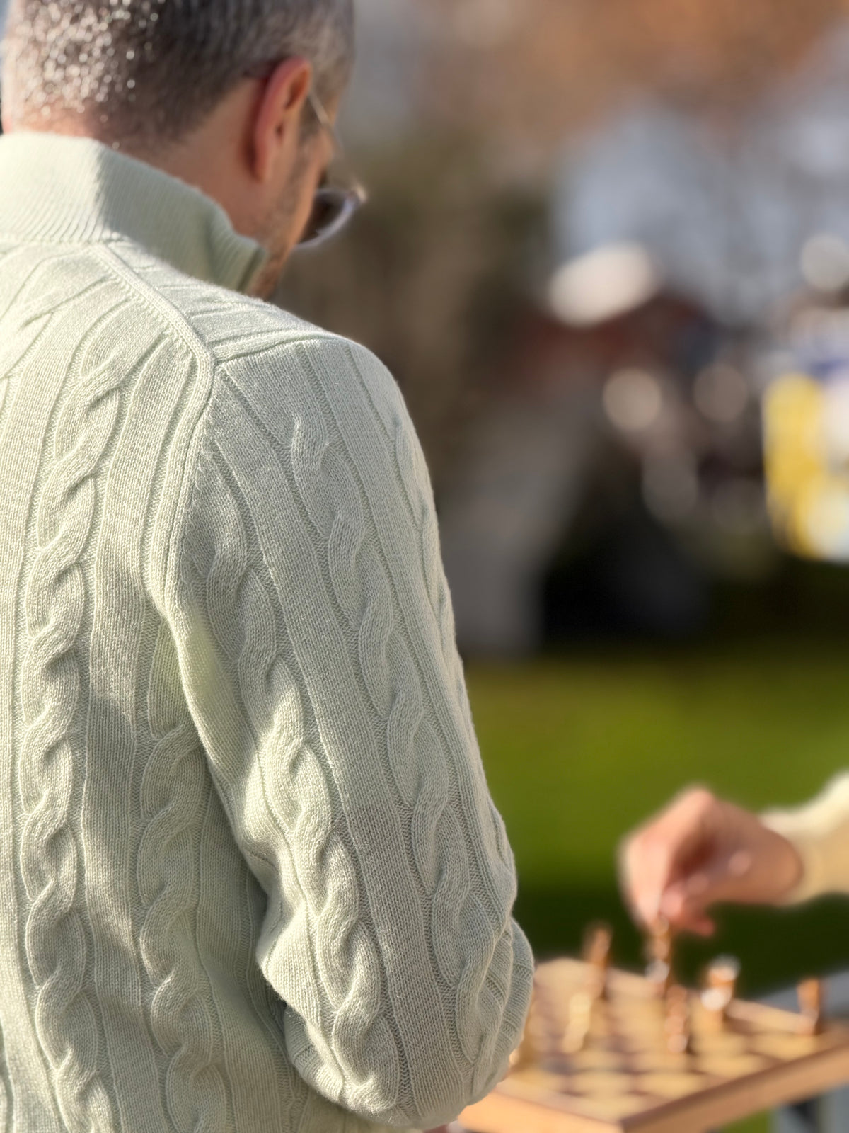 Chalet sweater - Pale Green