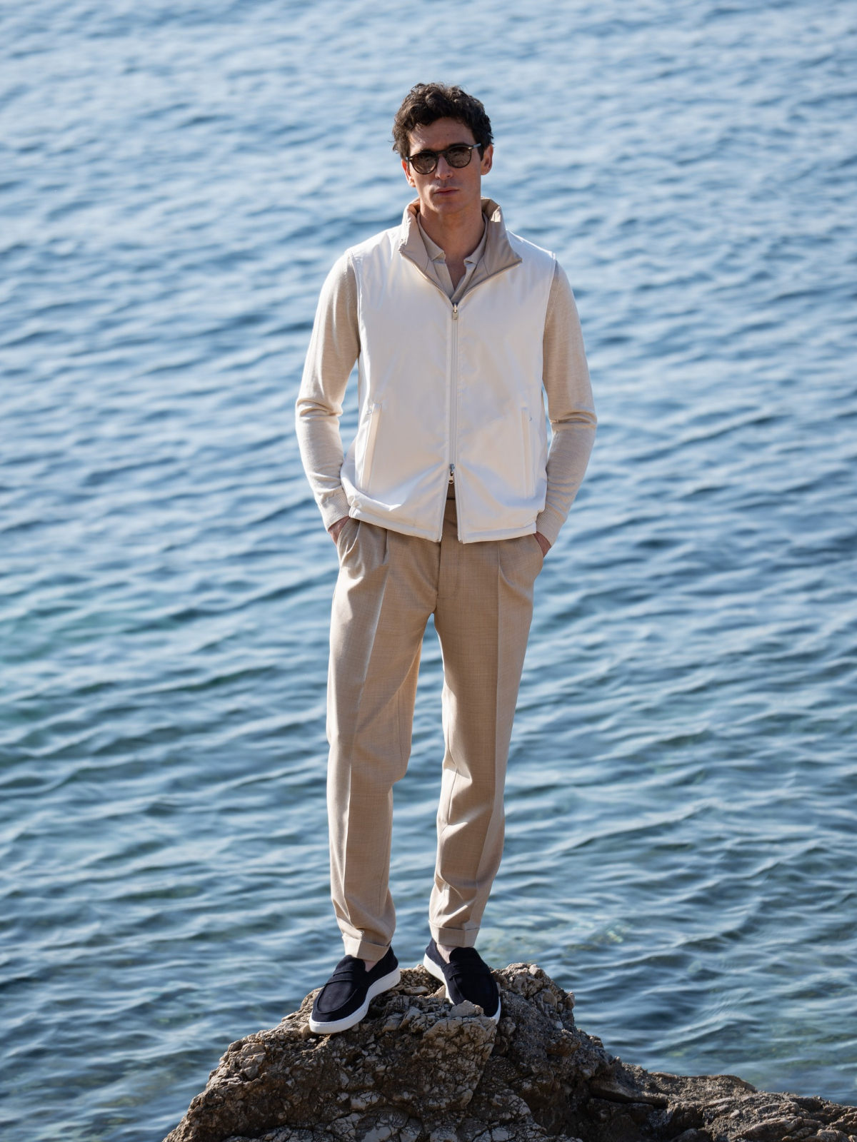 Classic Sartorial Trousers - Sand