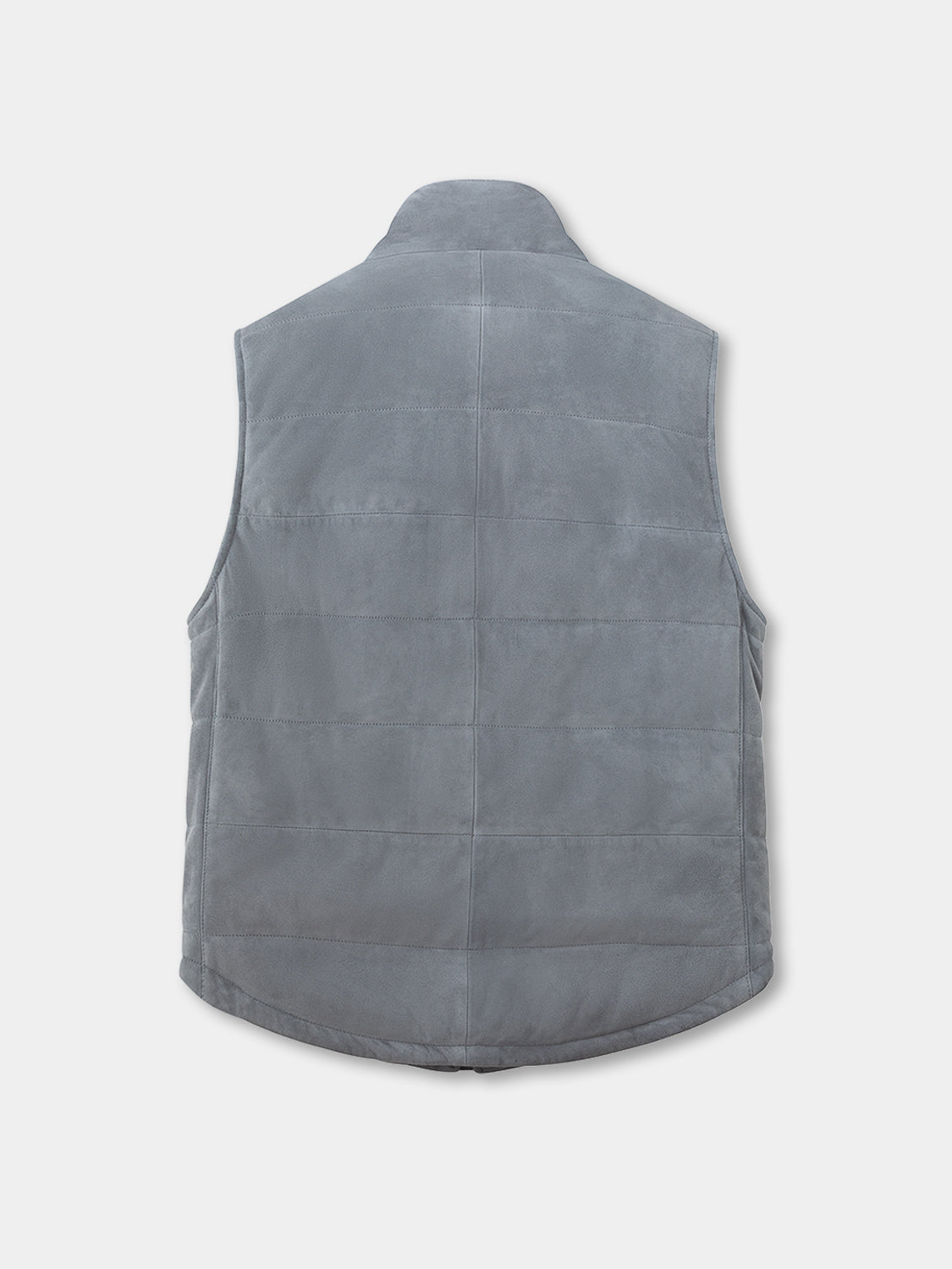 Sleeveless Jacket - Ice Suede Leather