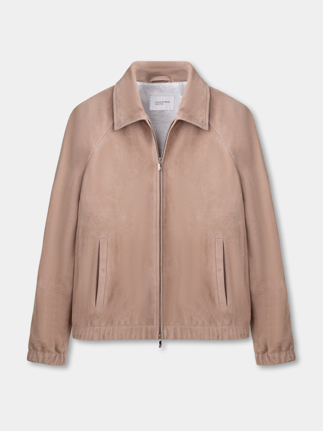 Heritage Blouson - Sand Suede Leather