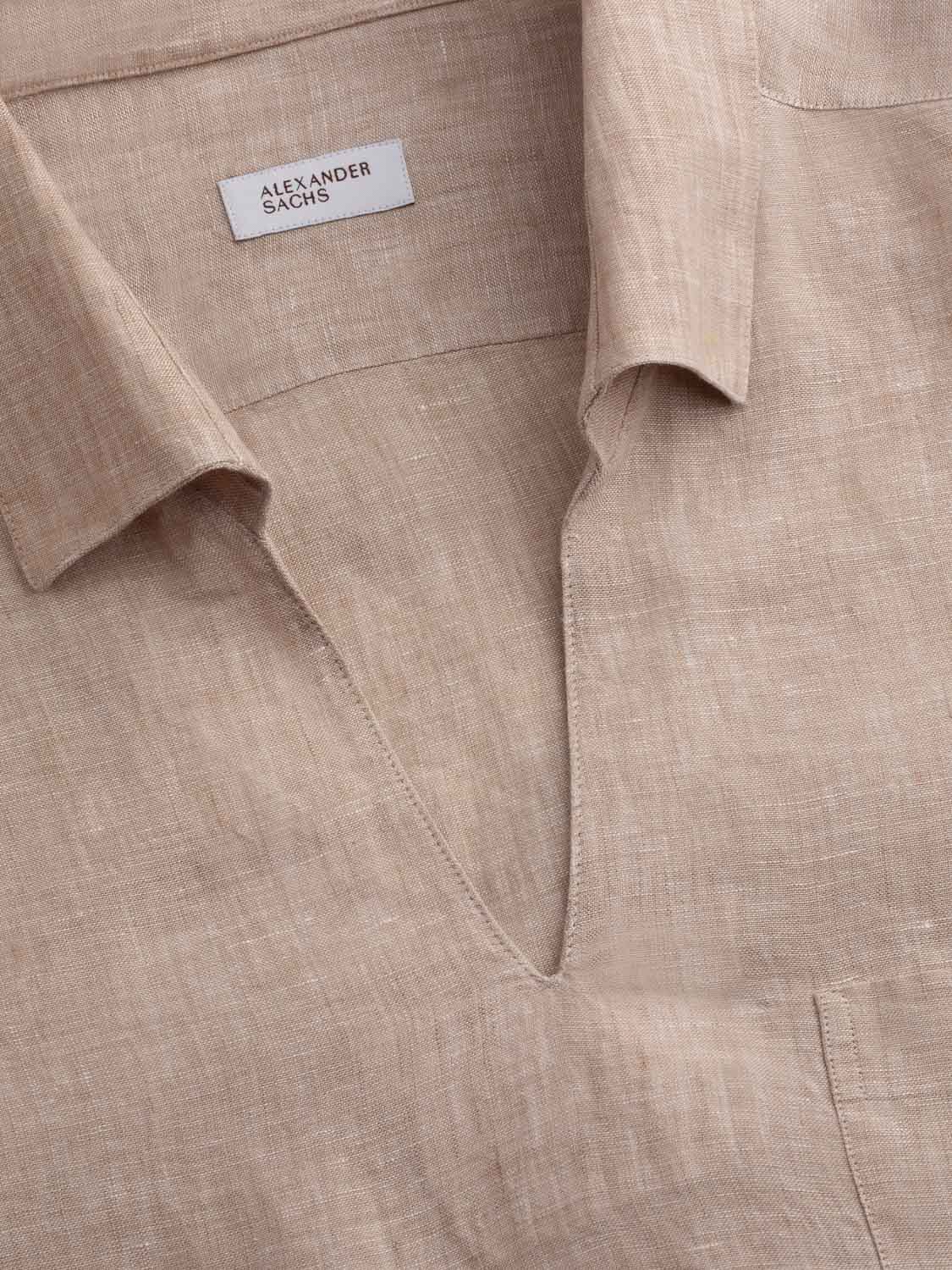 Medina Popover - Sand Linen