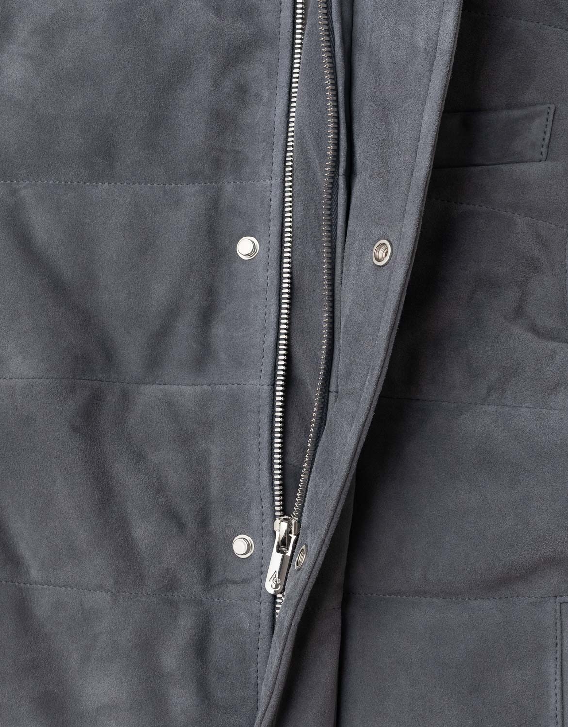 Sleeveless Jacket - Ice Suede Leather