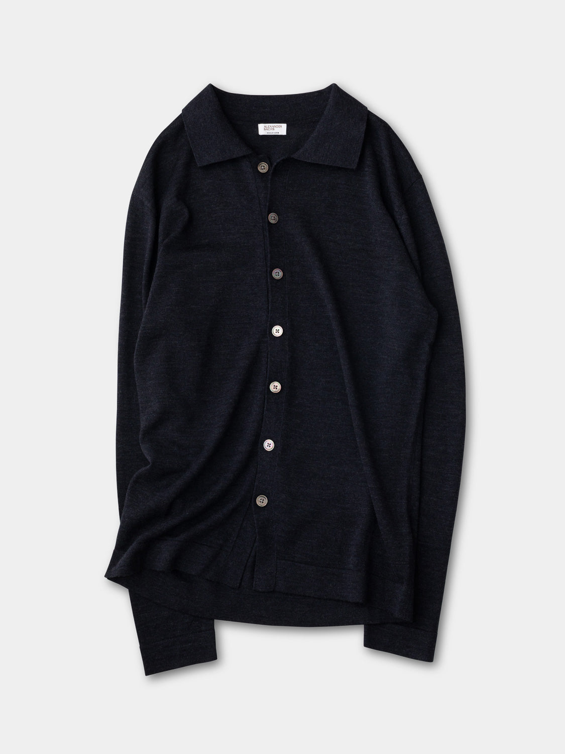 Shirt Knitted - Blue Graphite