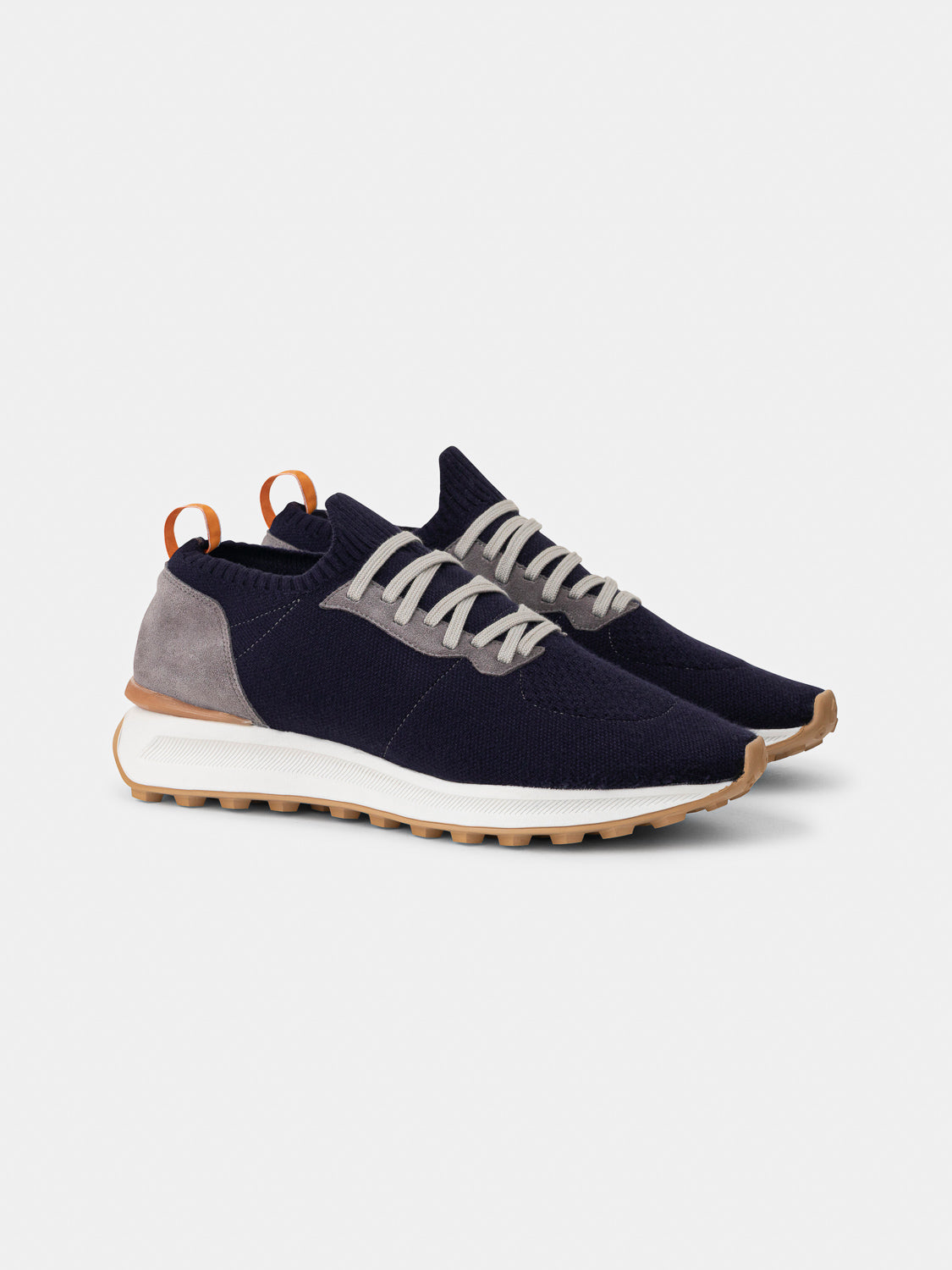 Knitted sneakers - Navy & Grey tones