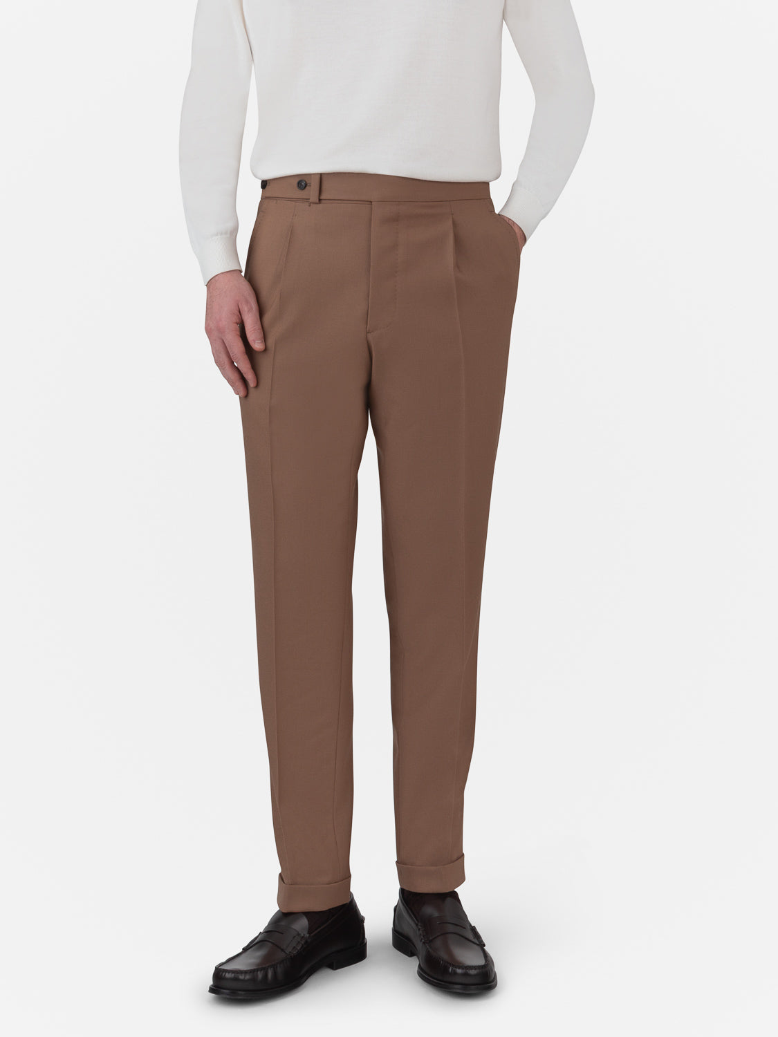 Classic Sartorial Trousers - Camel