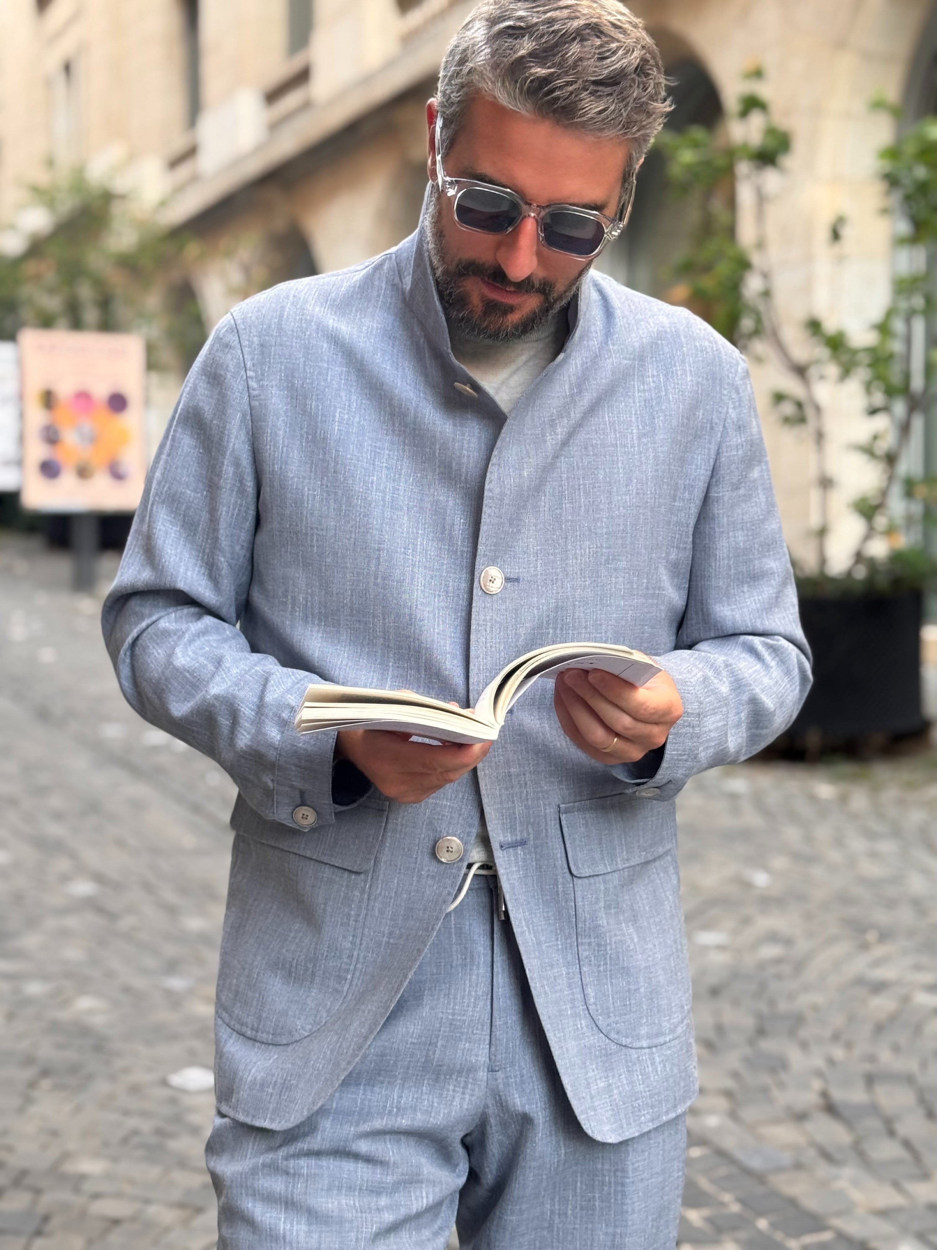 Informal Outfit - Linen Blue
