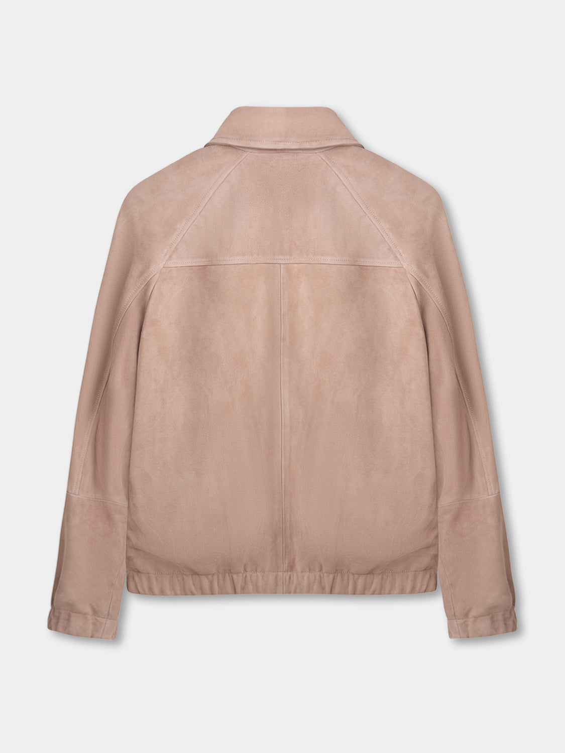 Heritage Blouson - Sand Suede Leather