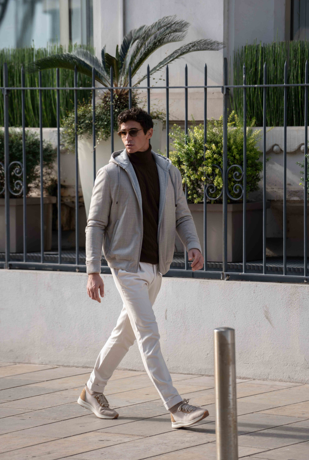 HOODIE JACKET - NATURAL BEIGE