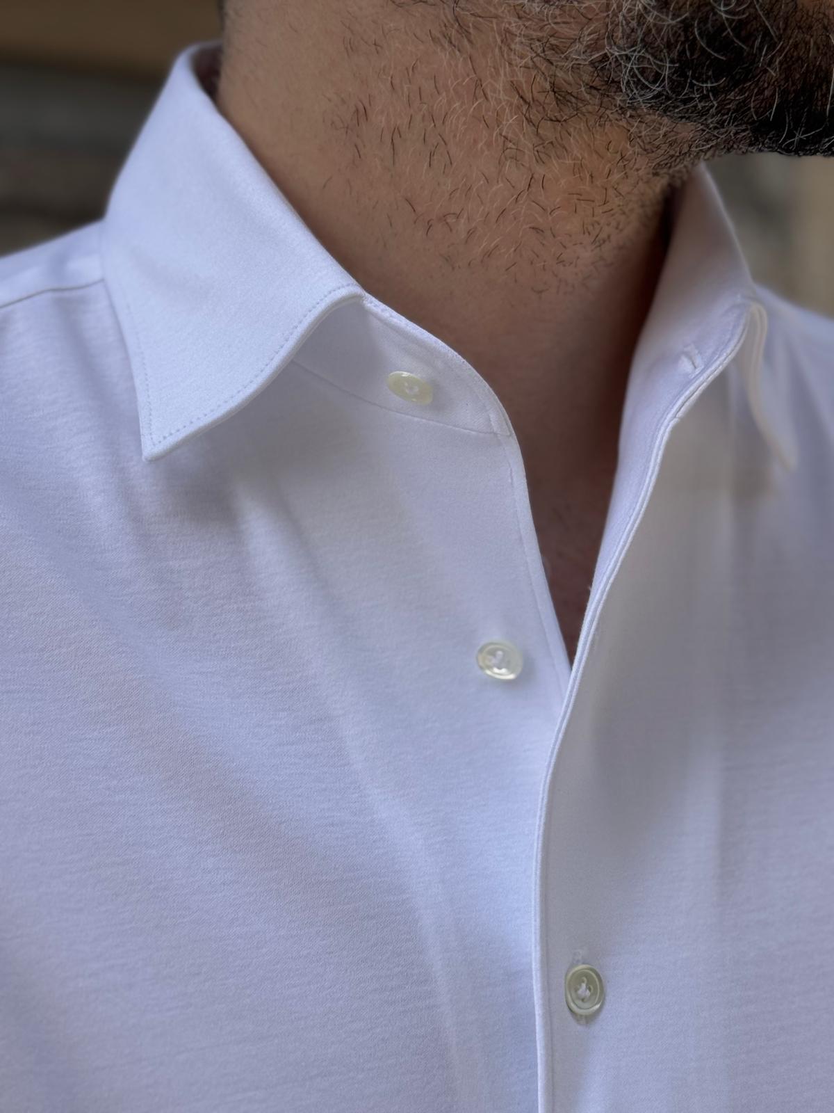 Jersey shirt - Plain white