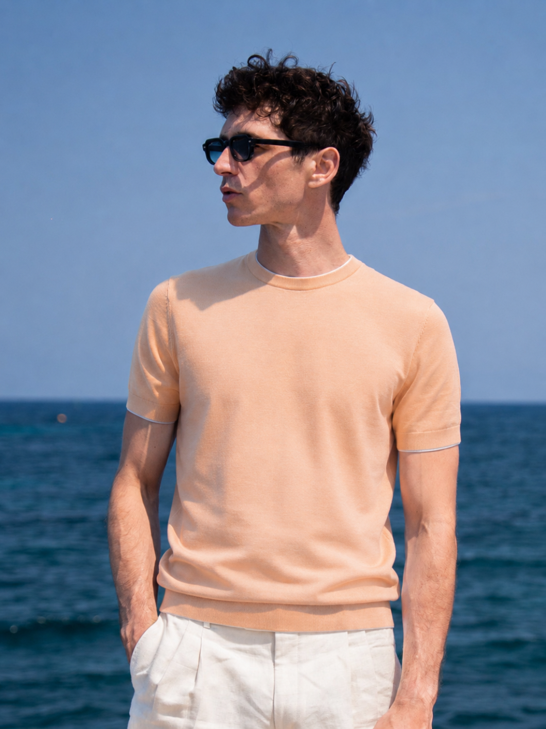 Ringer T-shirt - Sunset