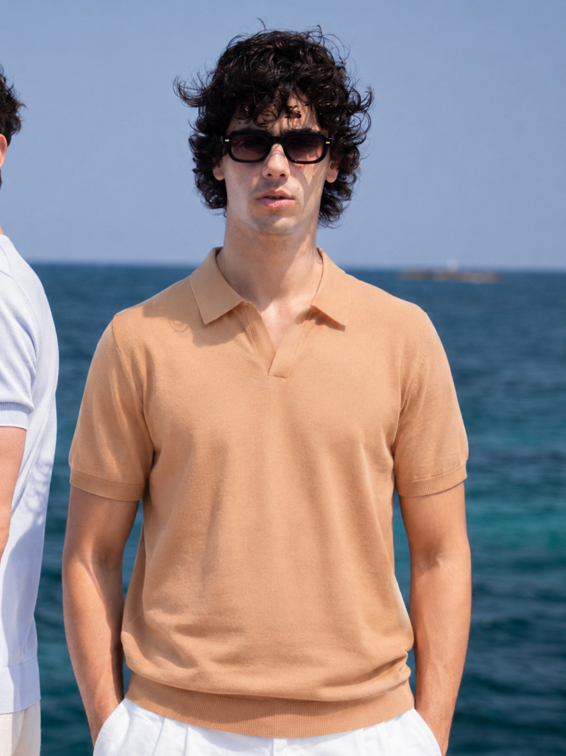 Buttonless Polo - Sunset