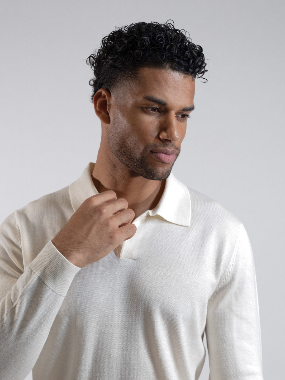Polo Buttonless - Ivory