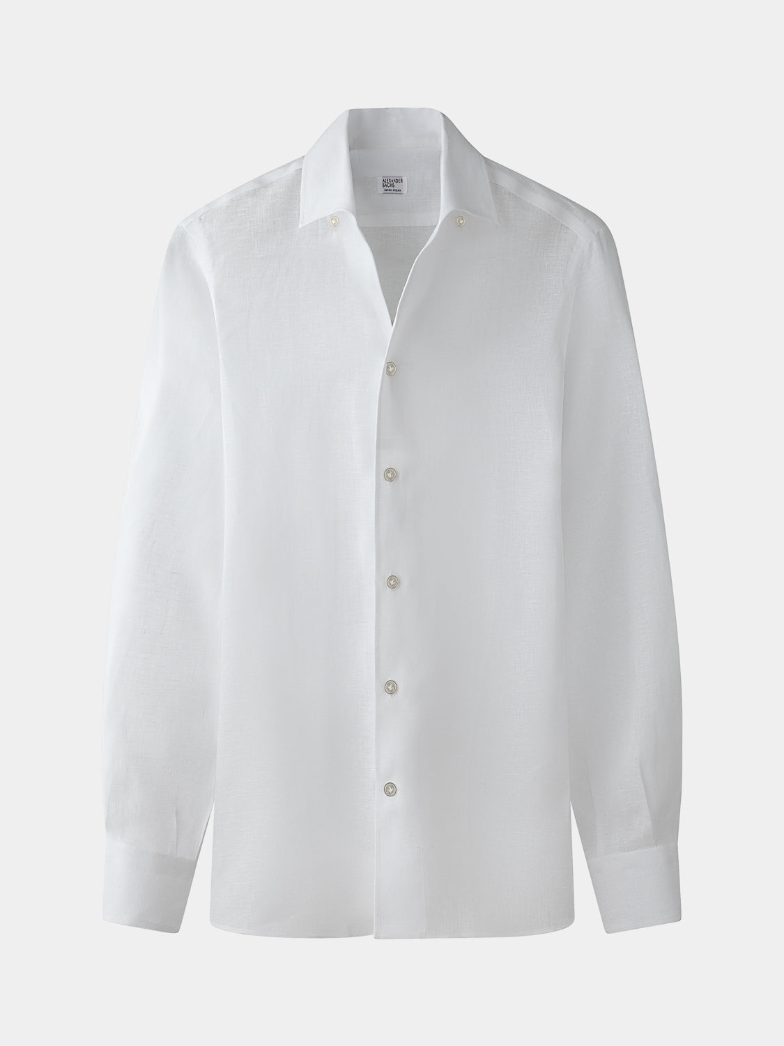 Cairo Handmade Shirt - White Linen