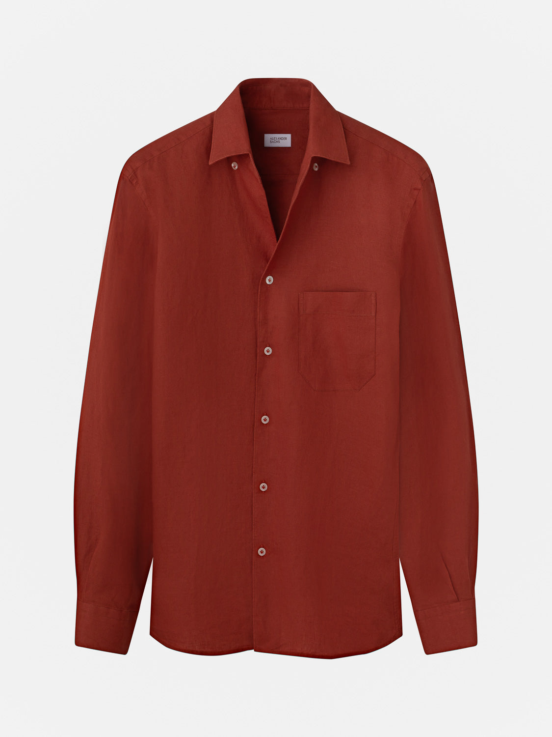 Hidden Button Down Shirt - Sienna Linen