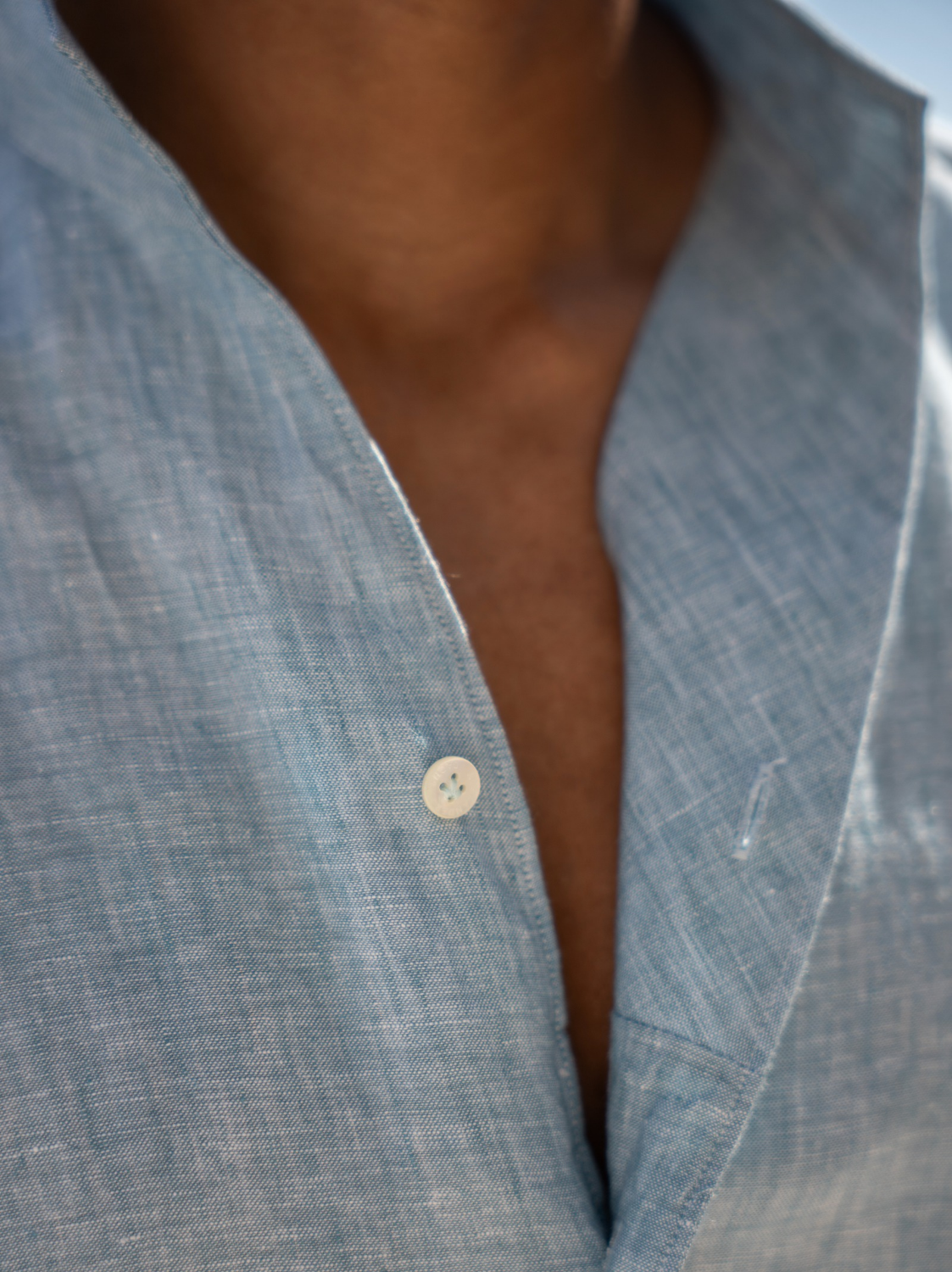 Satya Shirt - Blue Jeans Denim Linen