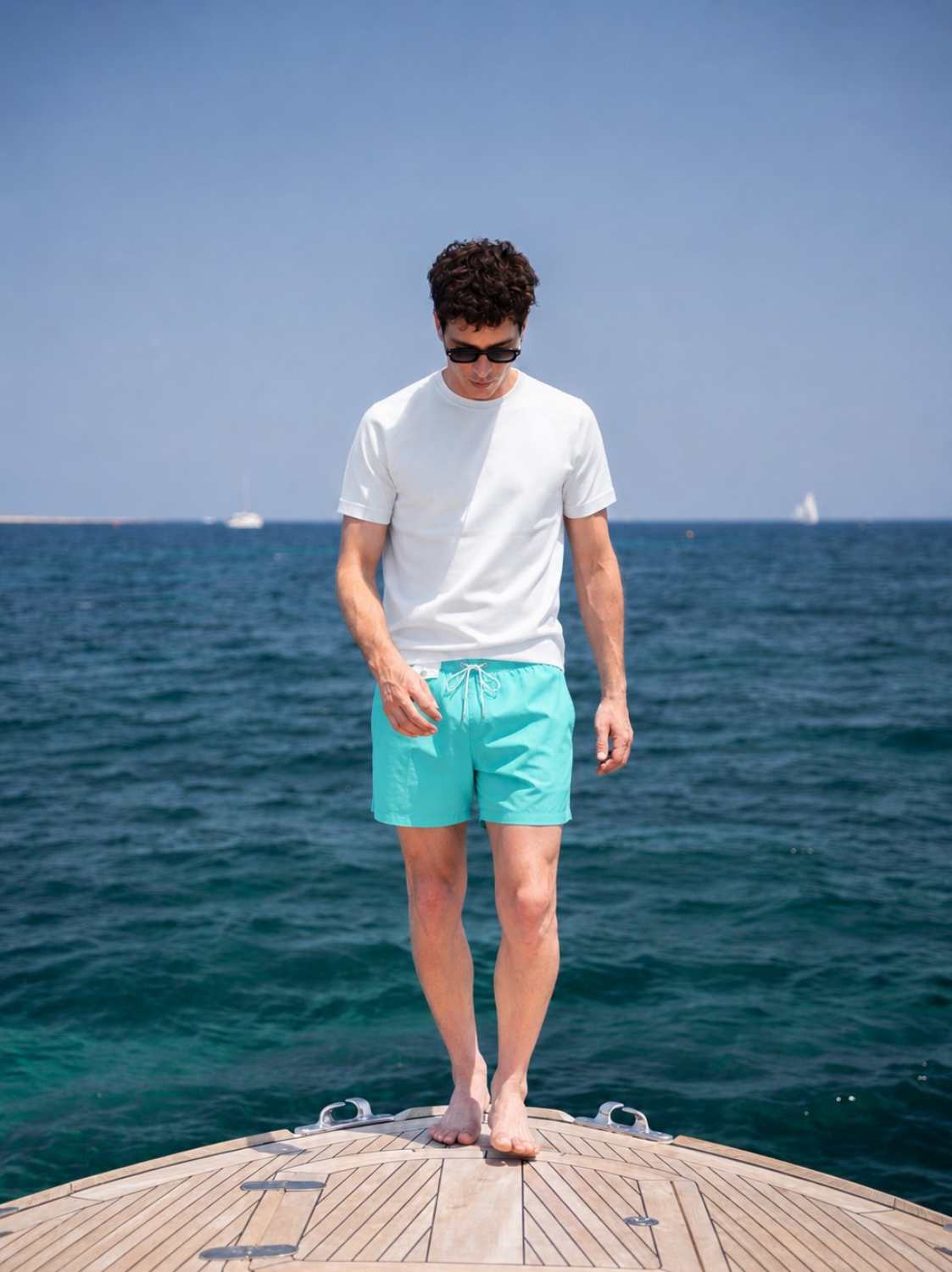 Swim Short - Sky
