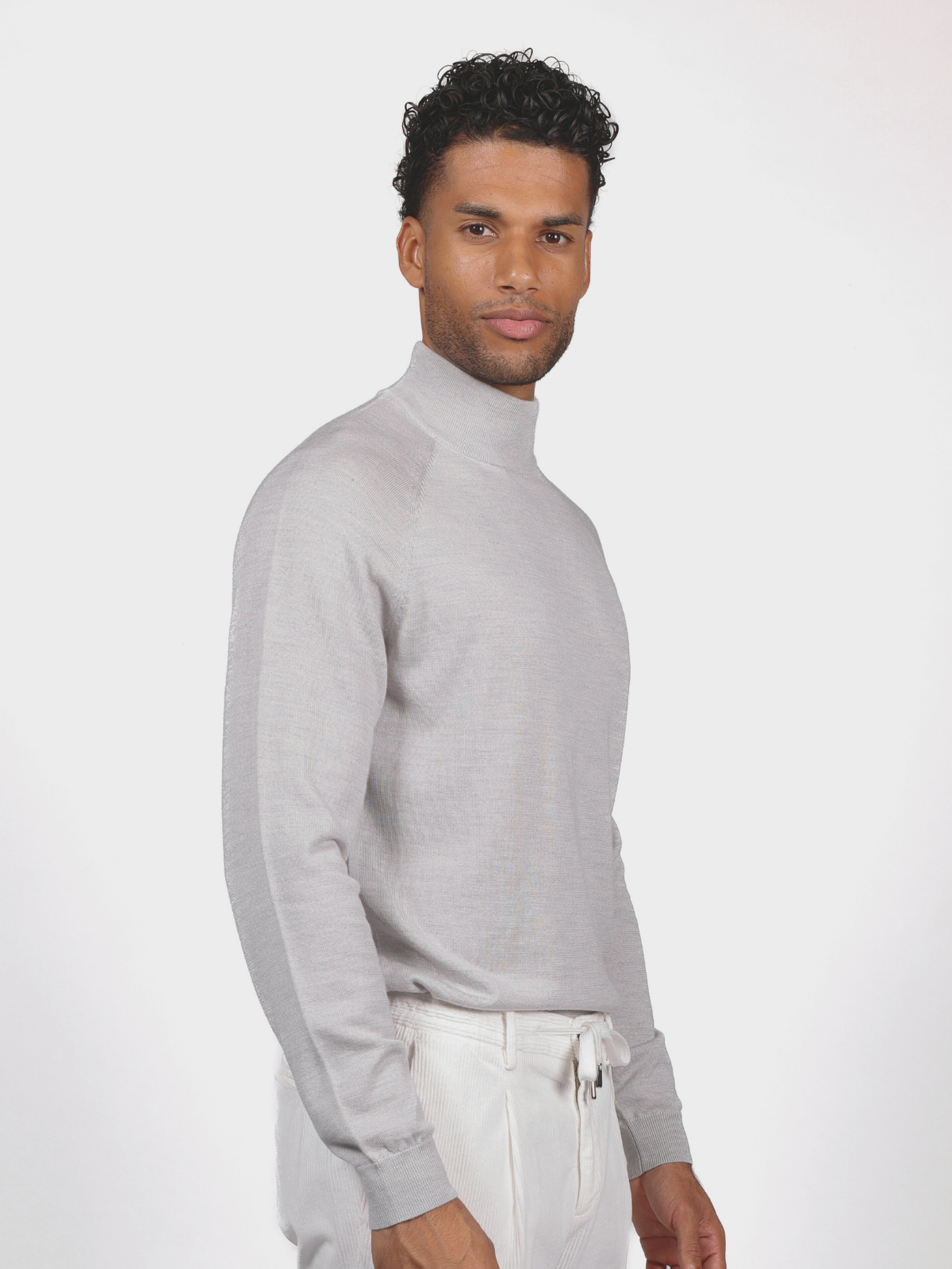 High Neck - Grey Mélange