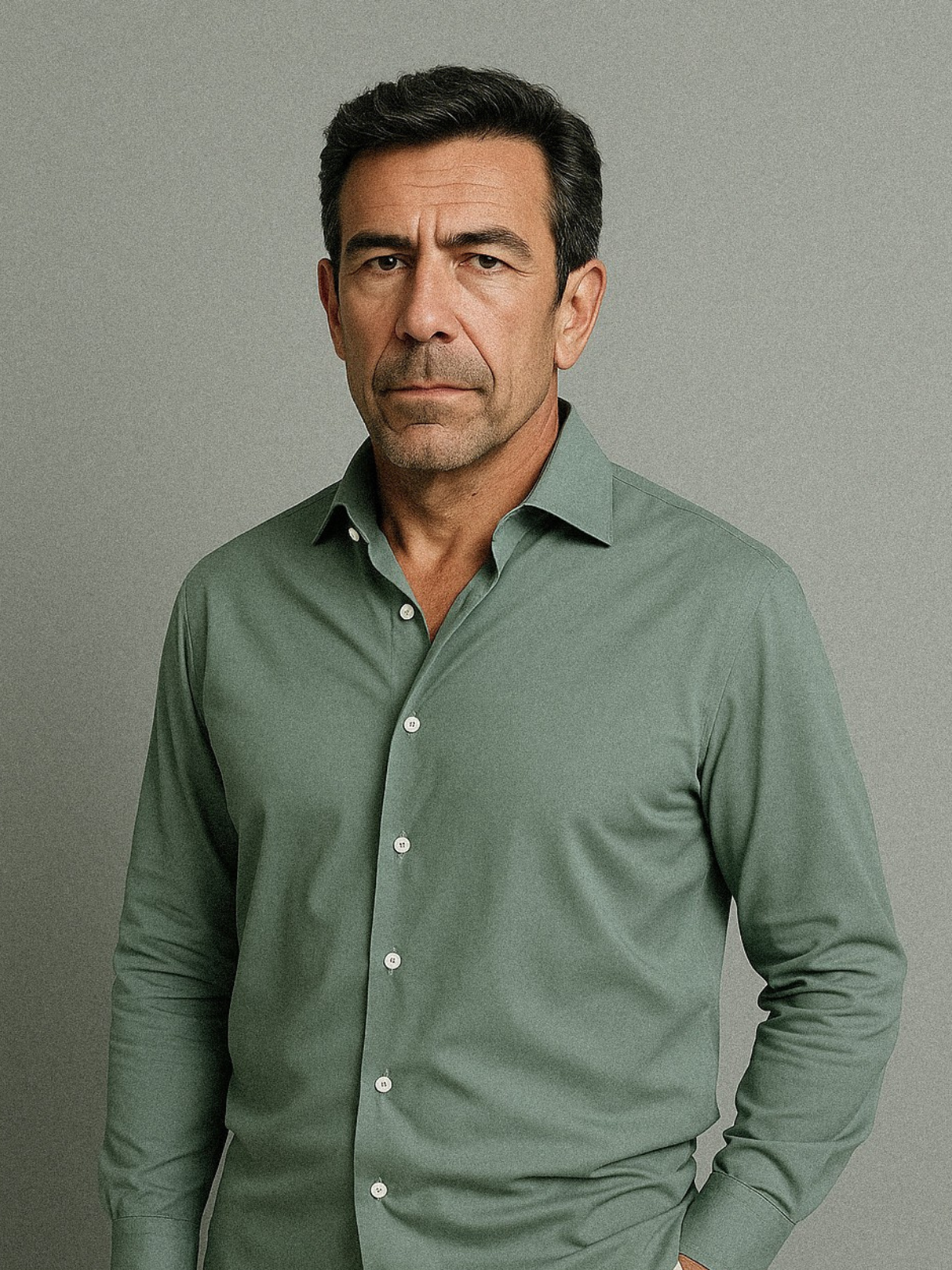 Jersey shirt - Sage Green