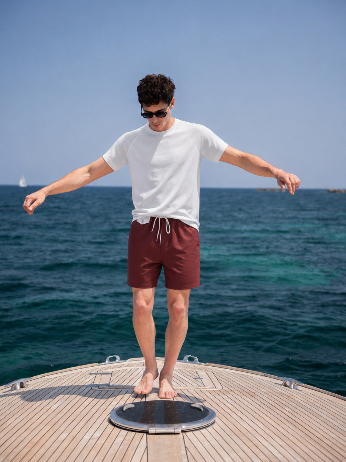 Swim Short - Cherry