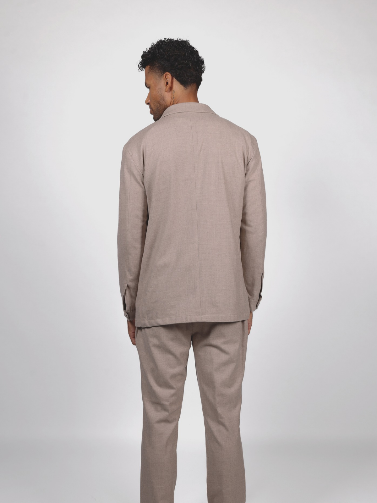 Overshirt Flanella Stretch - Sand