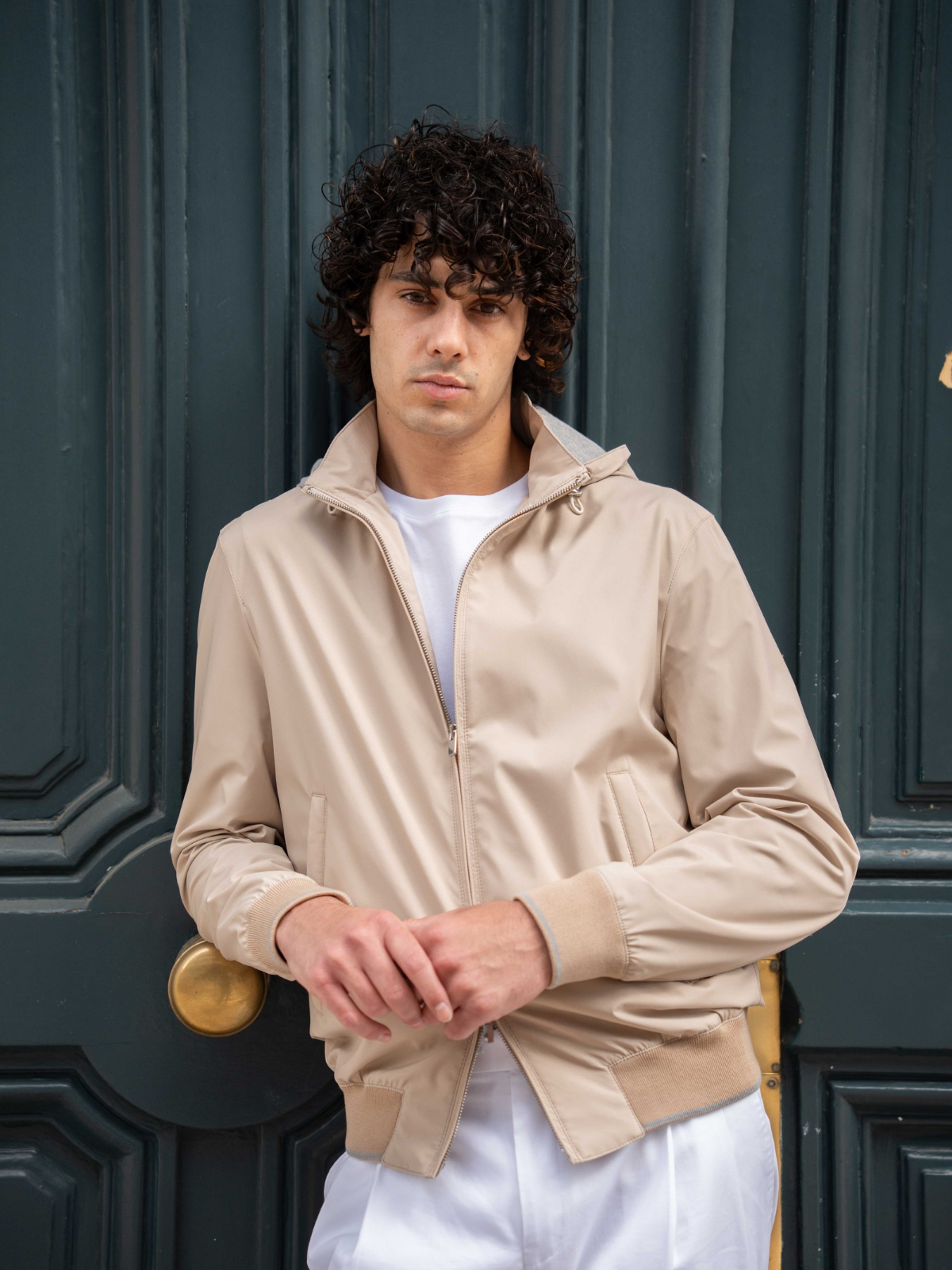 Shift Blouson - Sand