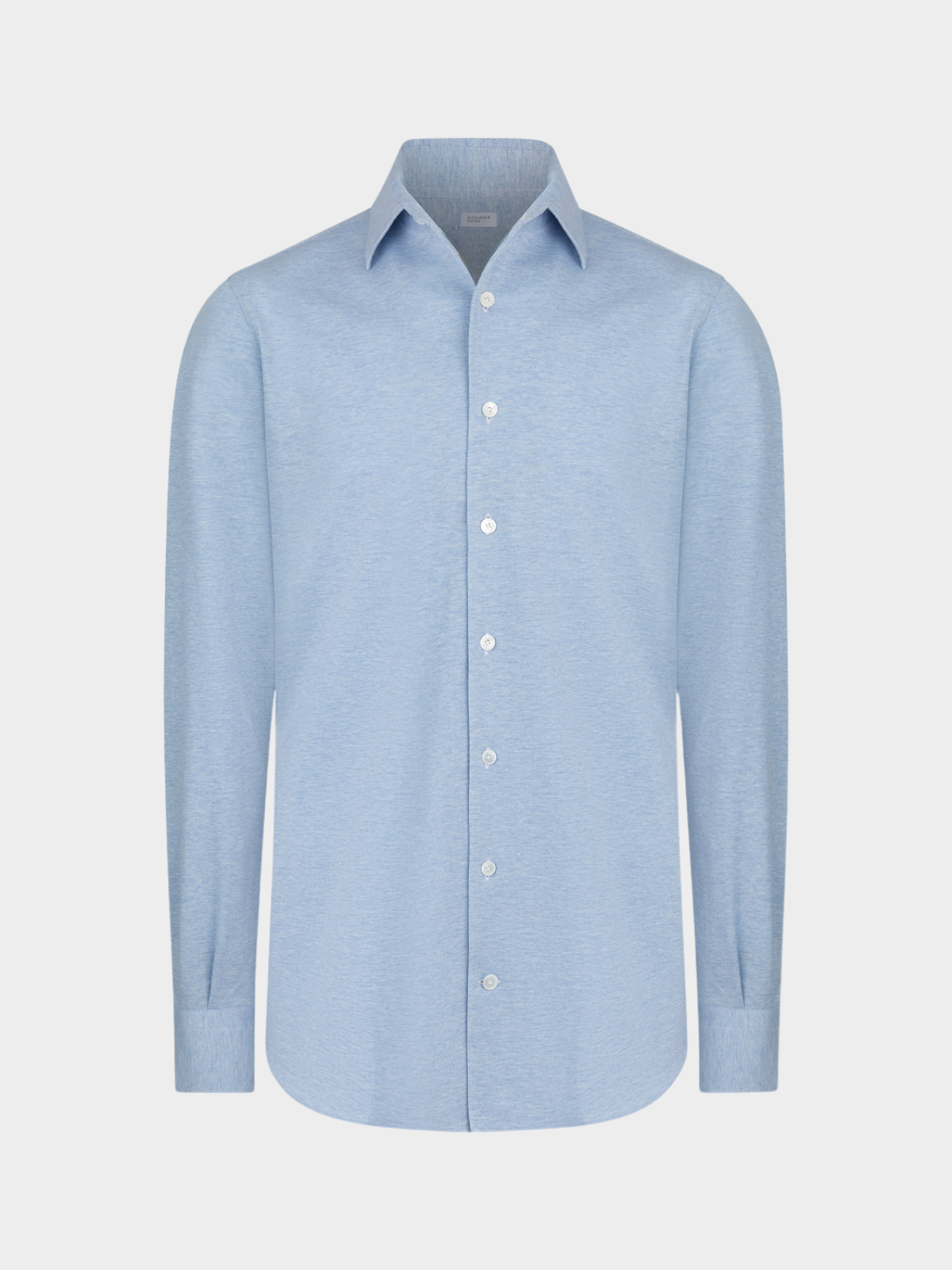 Piqué jersey shirt - Sky Blue