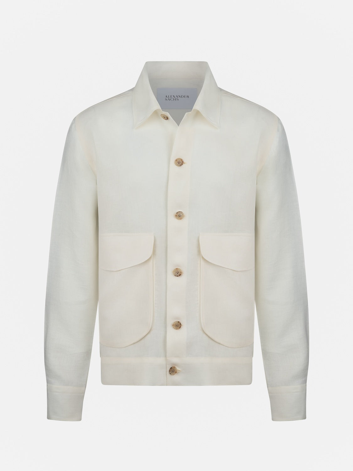Linen bomber - IVORY