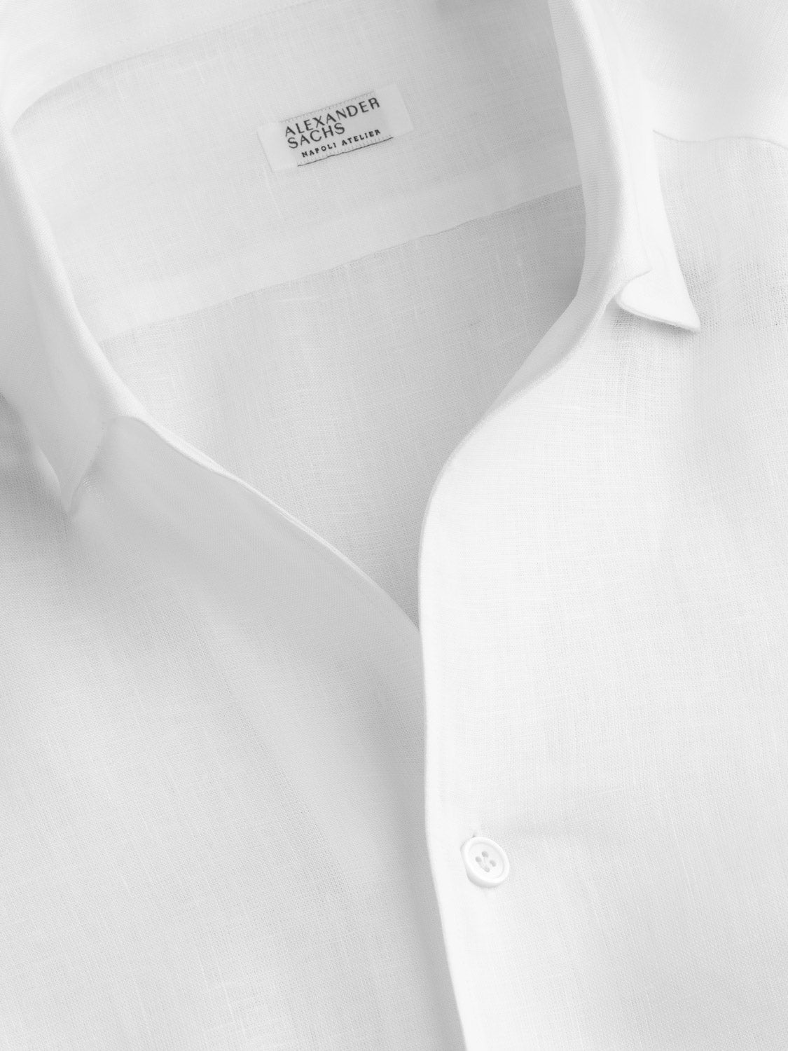 Cairo Handmade Shirt - White Linen