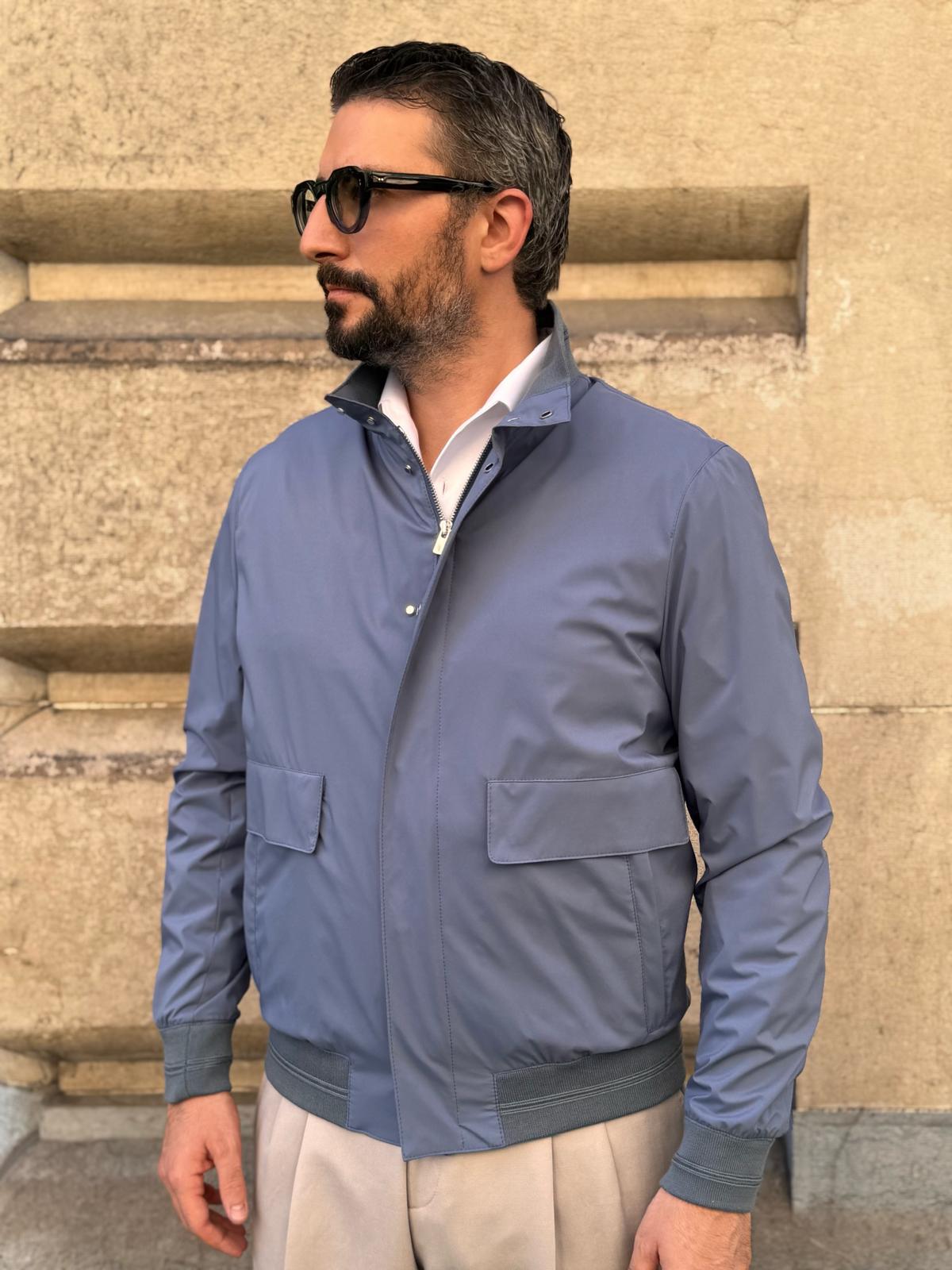 Driver Blouson- Steel Blue