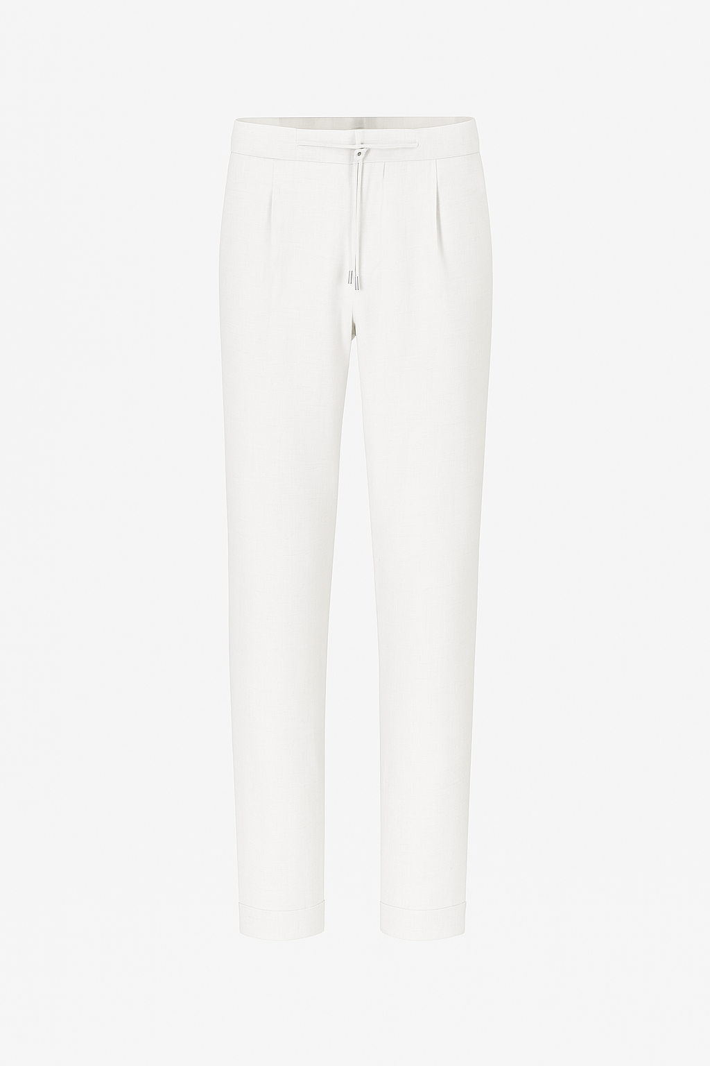 Linen Jogger - White